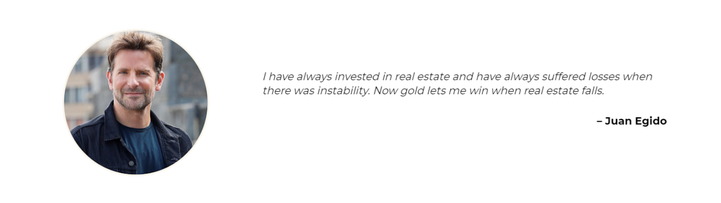 Bradley Cooper, testimonial image.