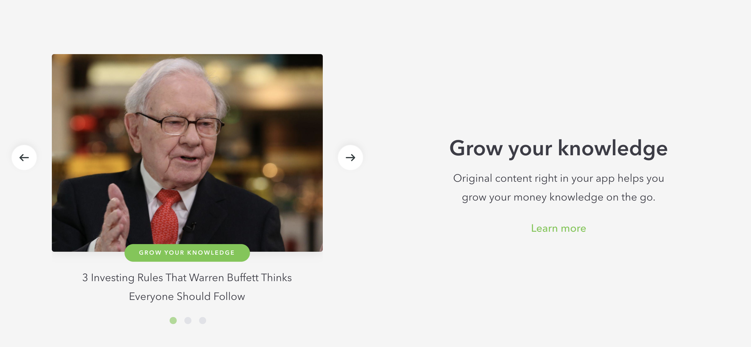 Warren Buffett, investing advice.