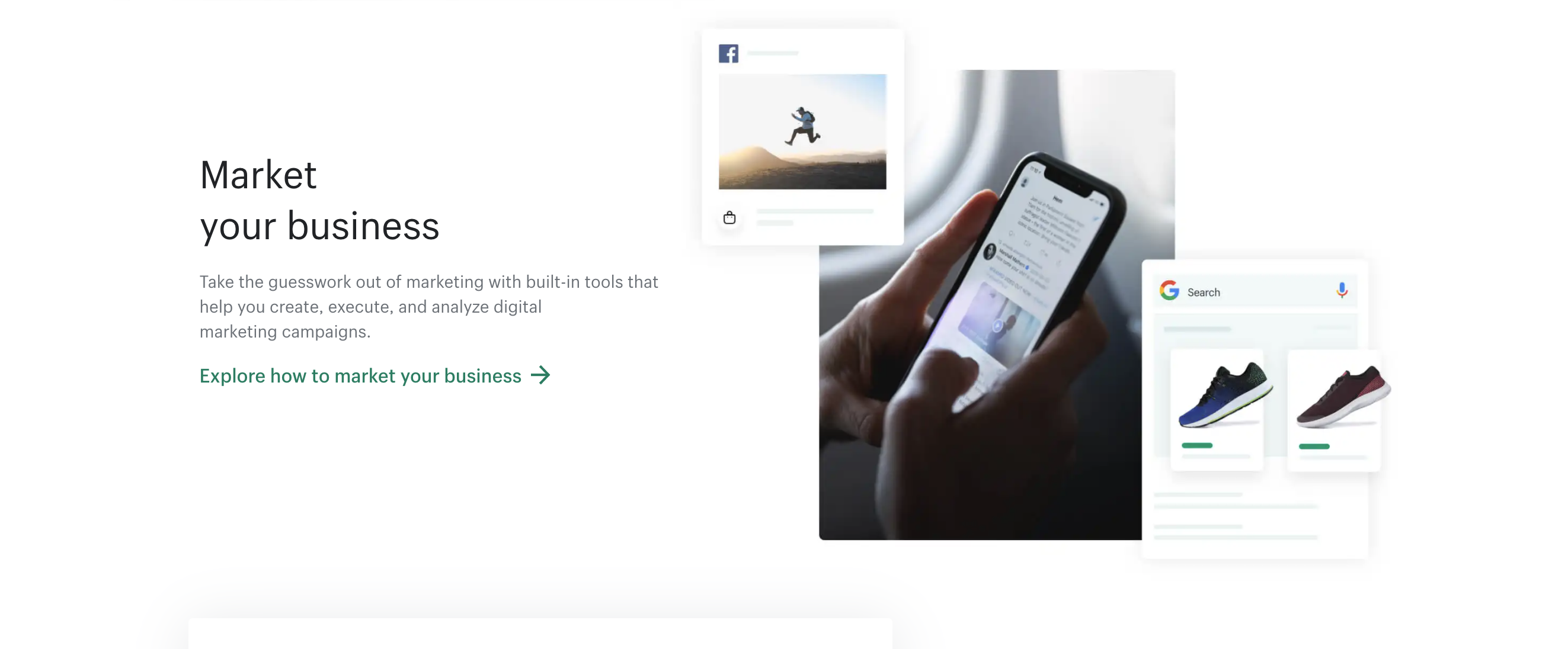 Digital marketing tools.