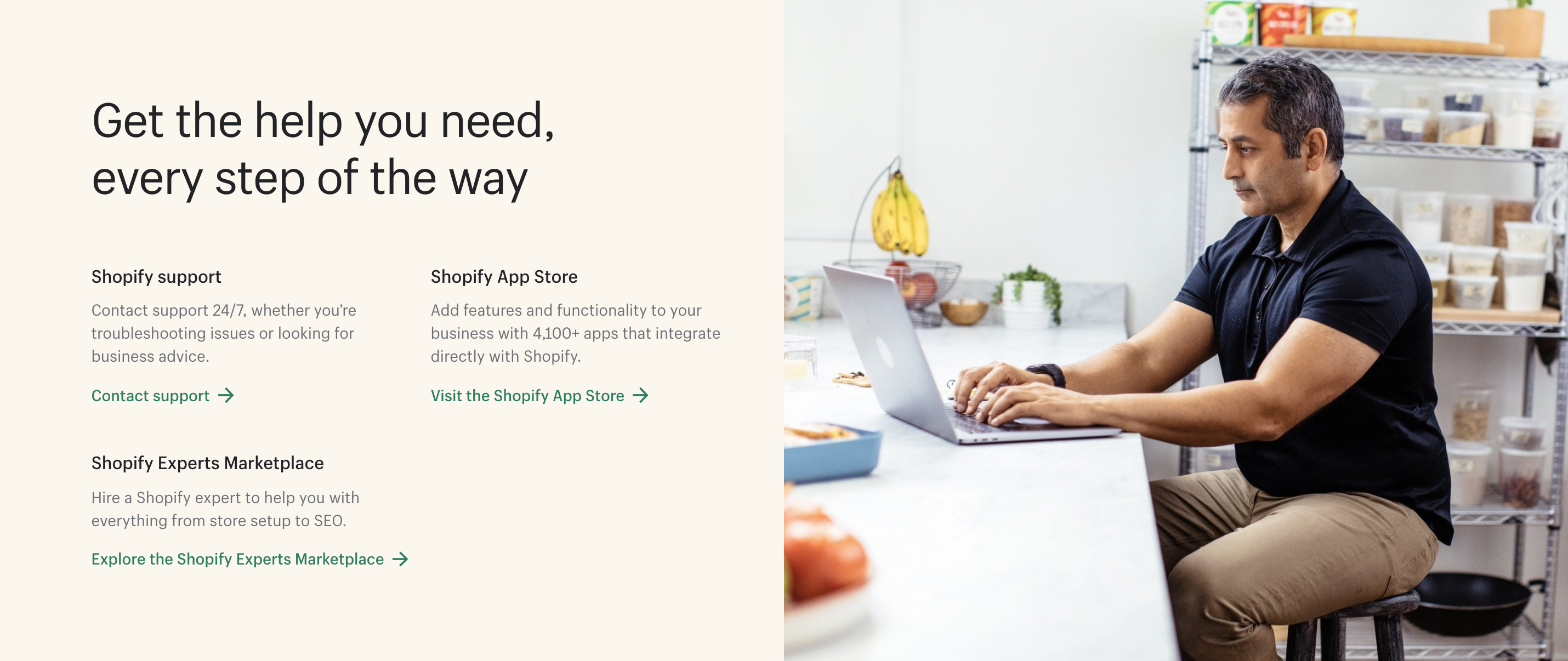 Shopify support, 24/7 assistance.