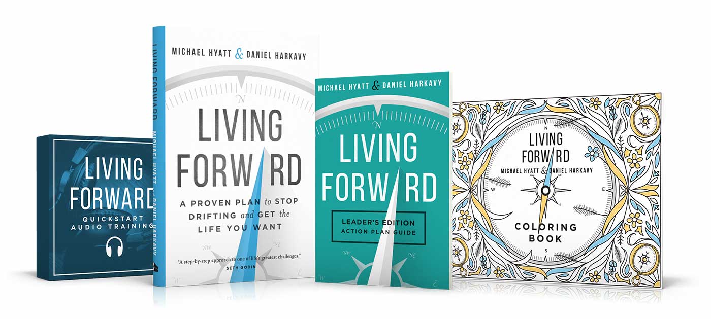 Living Forward book and products.
