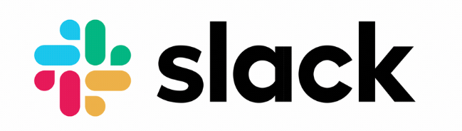 Slack logo, team chat software.