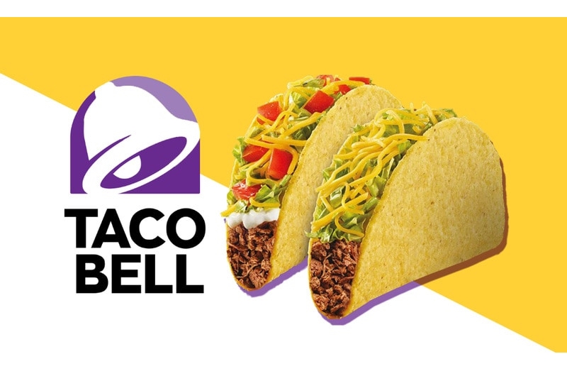 Taco Bell tacos, Cinco de Mayo filter.