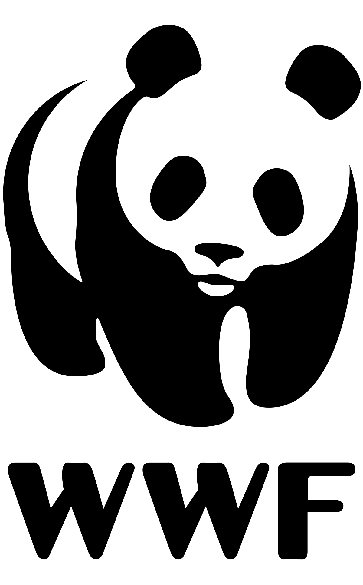 WWF logo, endangered species.