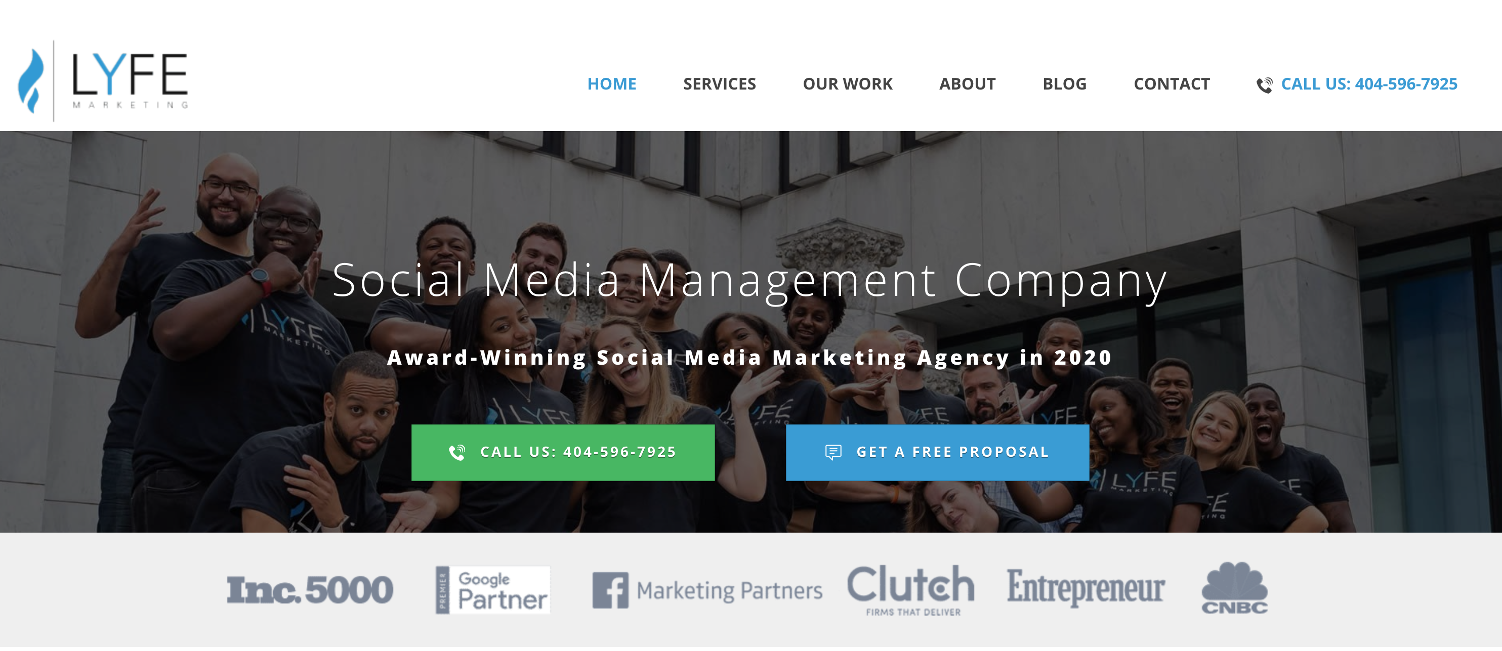 LYFE Marketing team, social media agency.