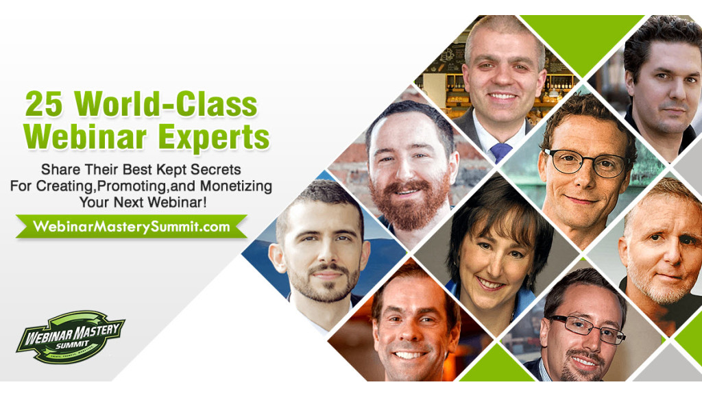 25 webinar experts, summit promotion.