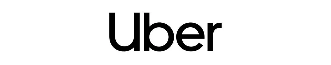 Uber logo.