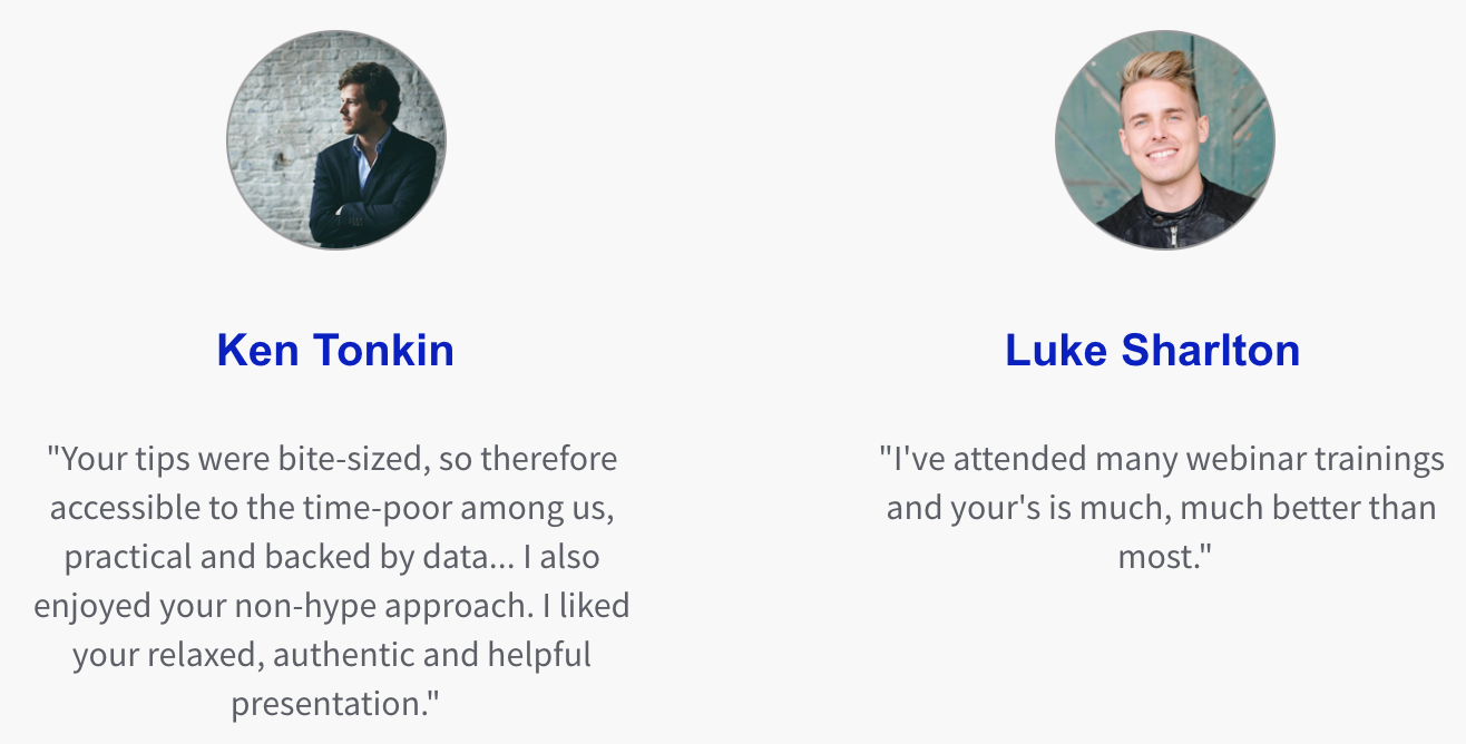 Positive feedback on sales physics.