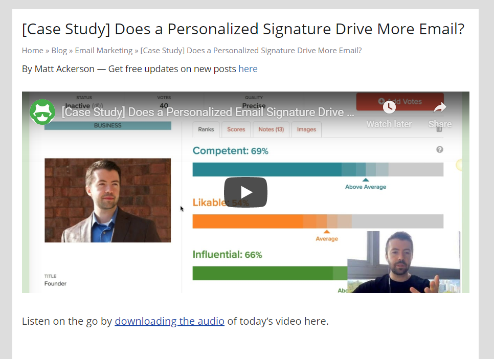 Man in business attire, case study image.