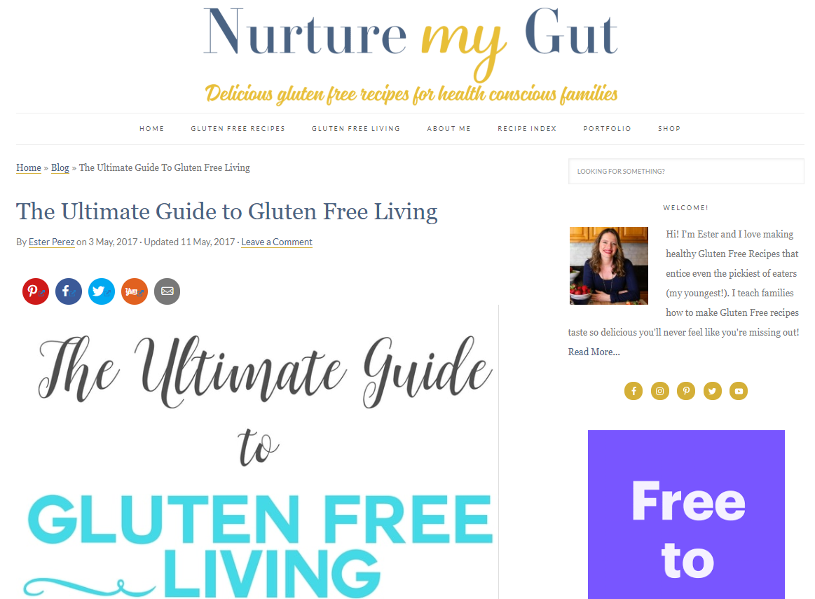 Gluten-free living guide.
