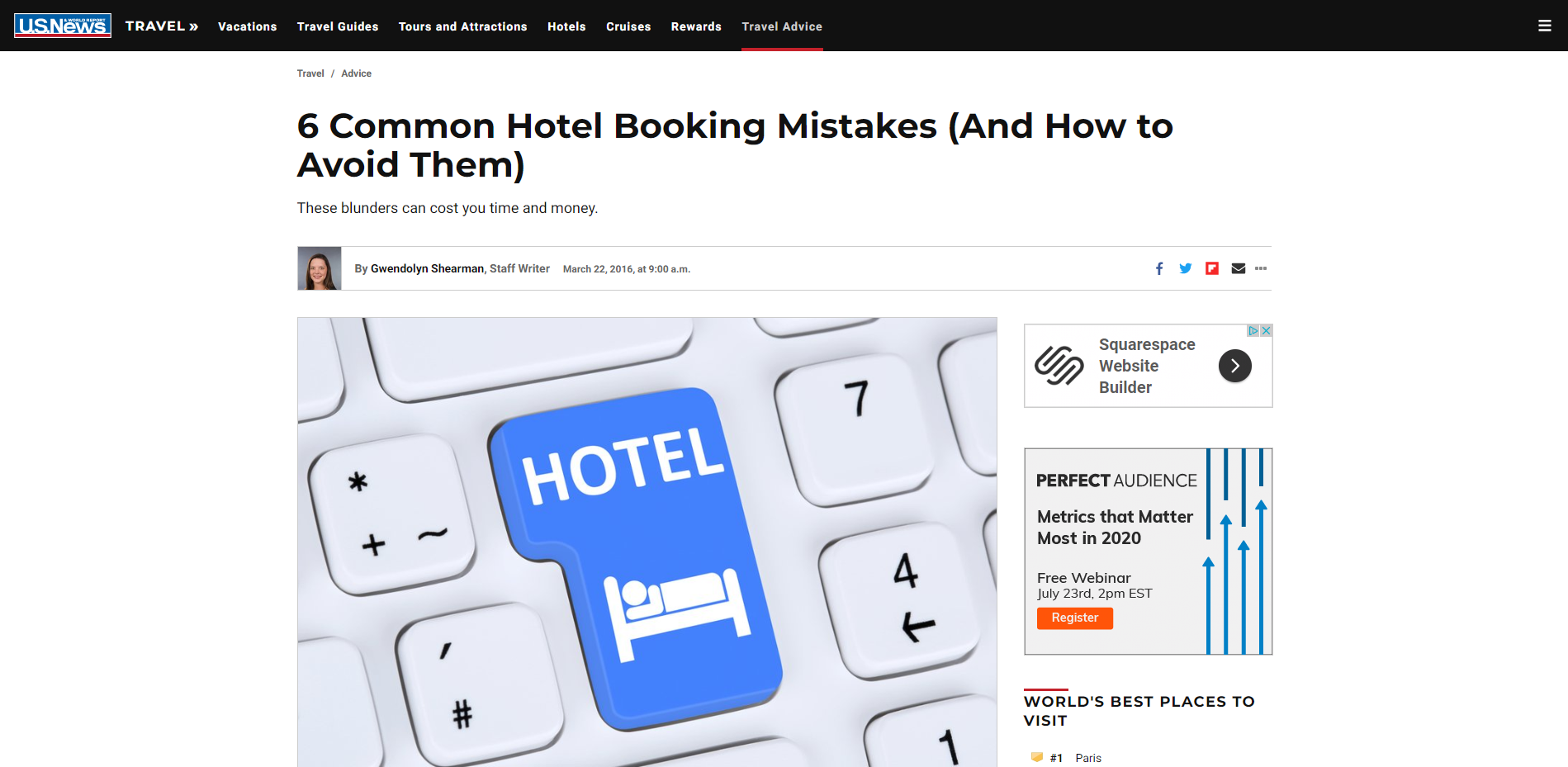 Hotel booking mistakes. Avoid them.