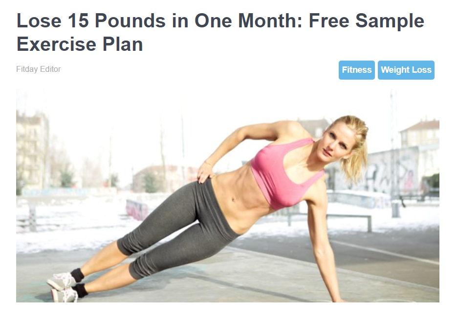 Woman doing a side plank.