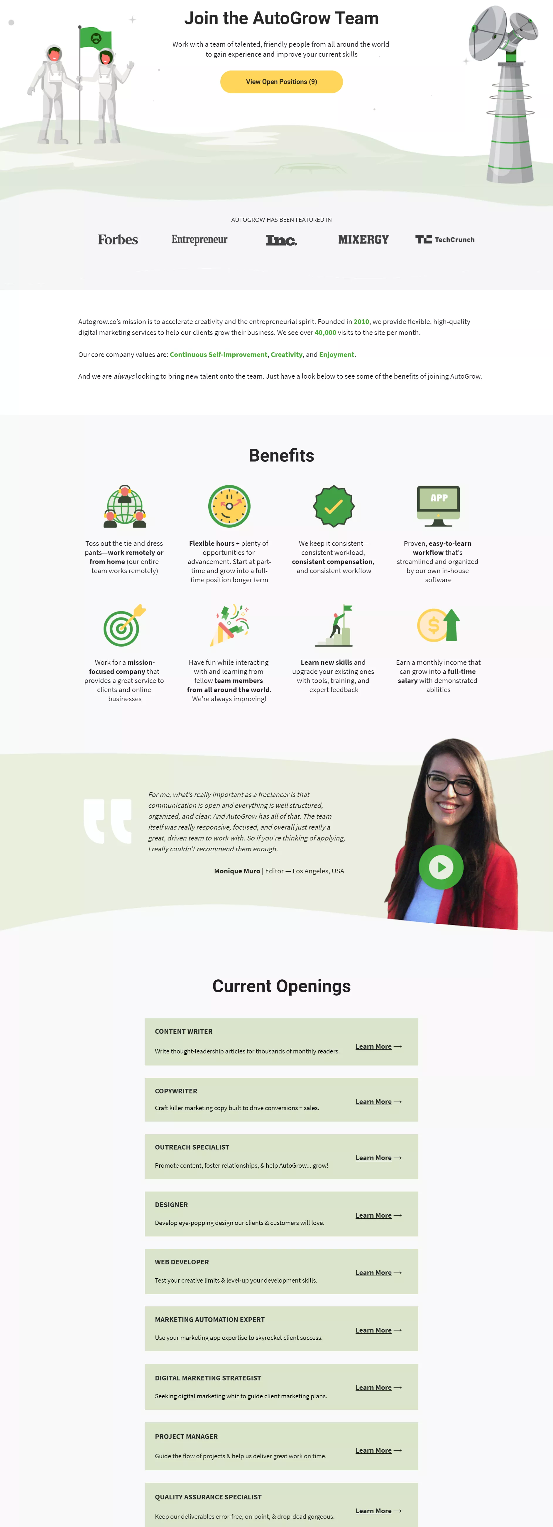 AutoGrow job openings. Learn more.