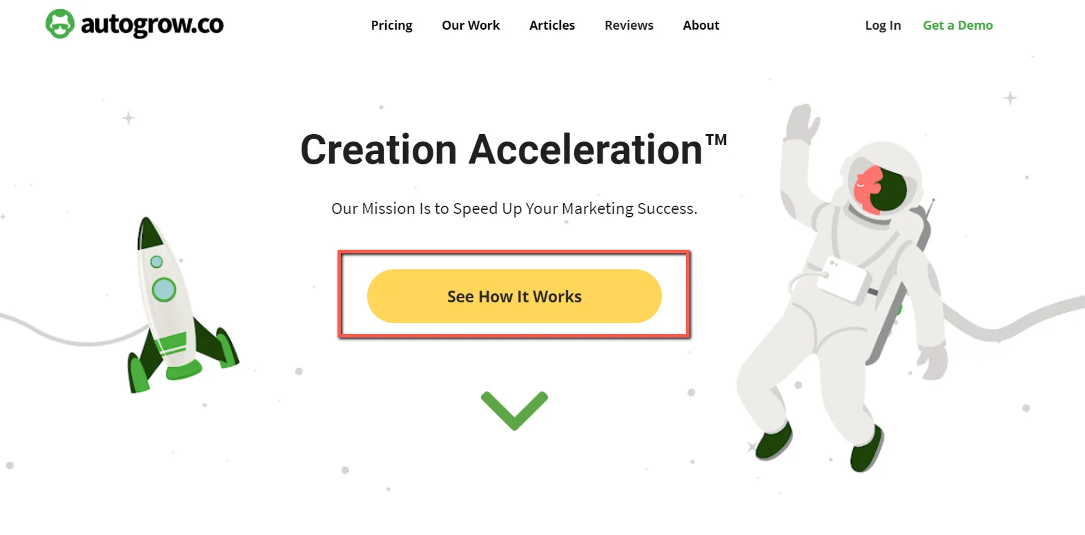 Yellow button: See how it works.