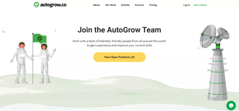 AutoGrow job openings. Join the team.