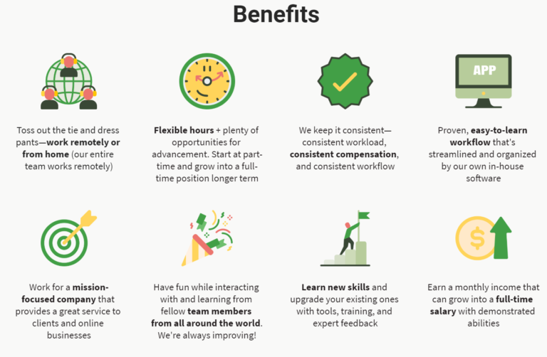 Company benefits: remote work, flexible hours.