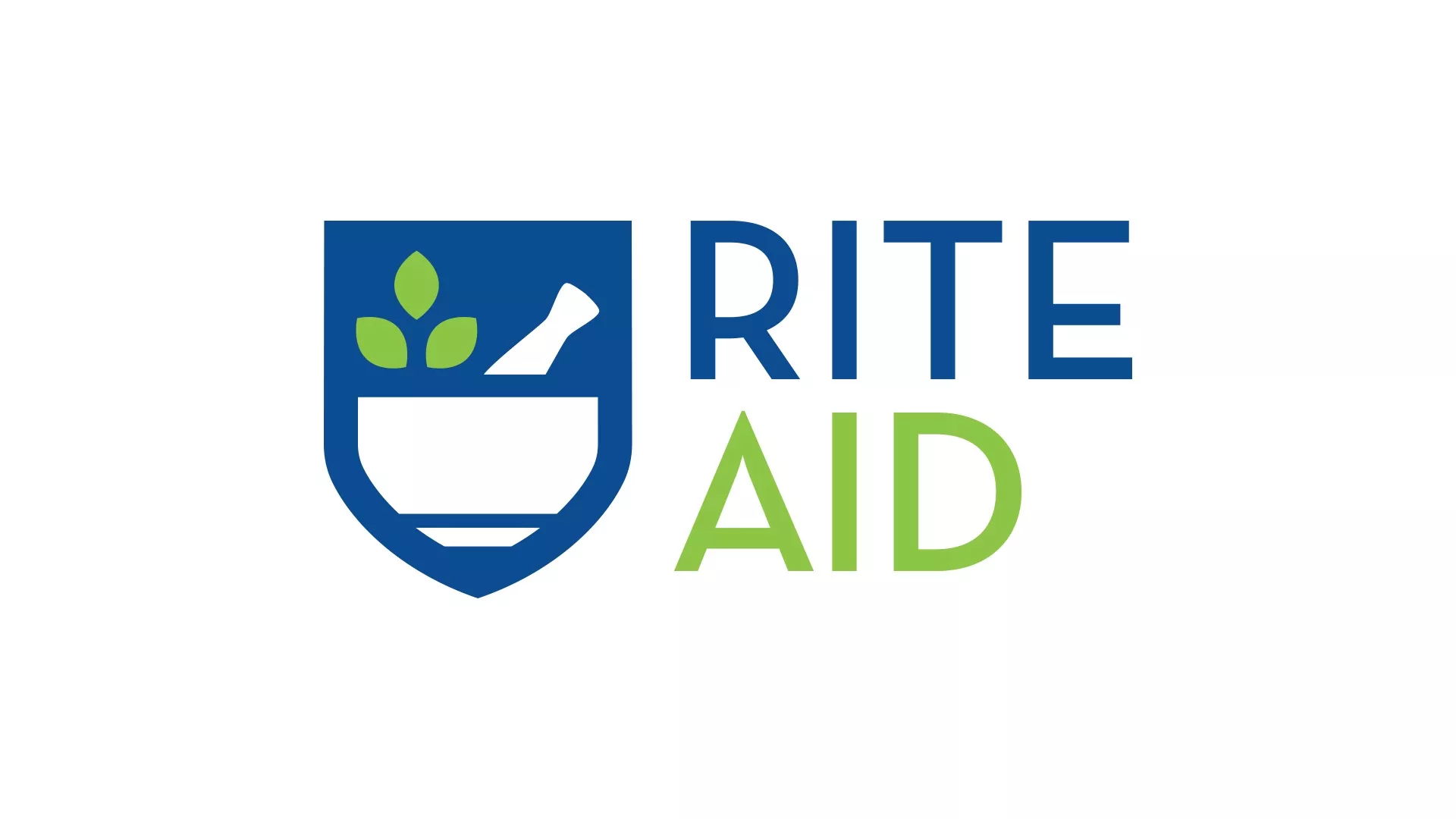 Rite Aid logo, drugstore chain.