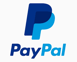 PayPal logo, blue and light blue.