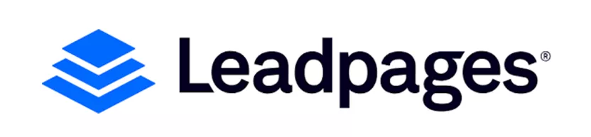 Leadpages landing page builder logo.