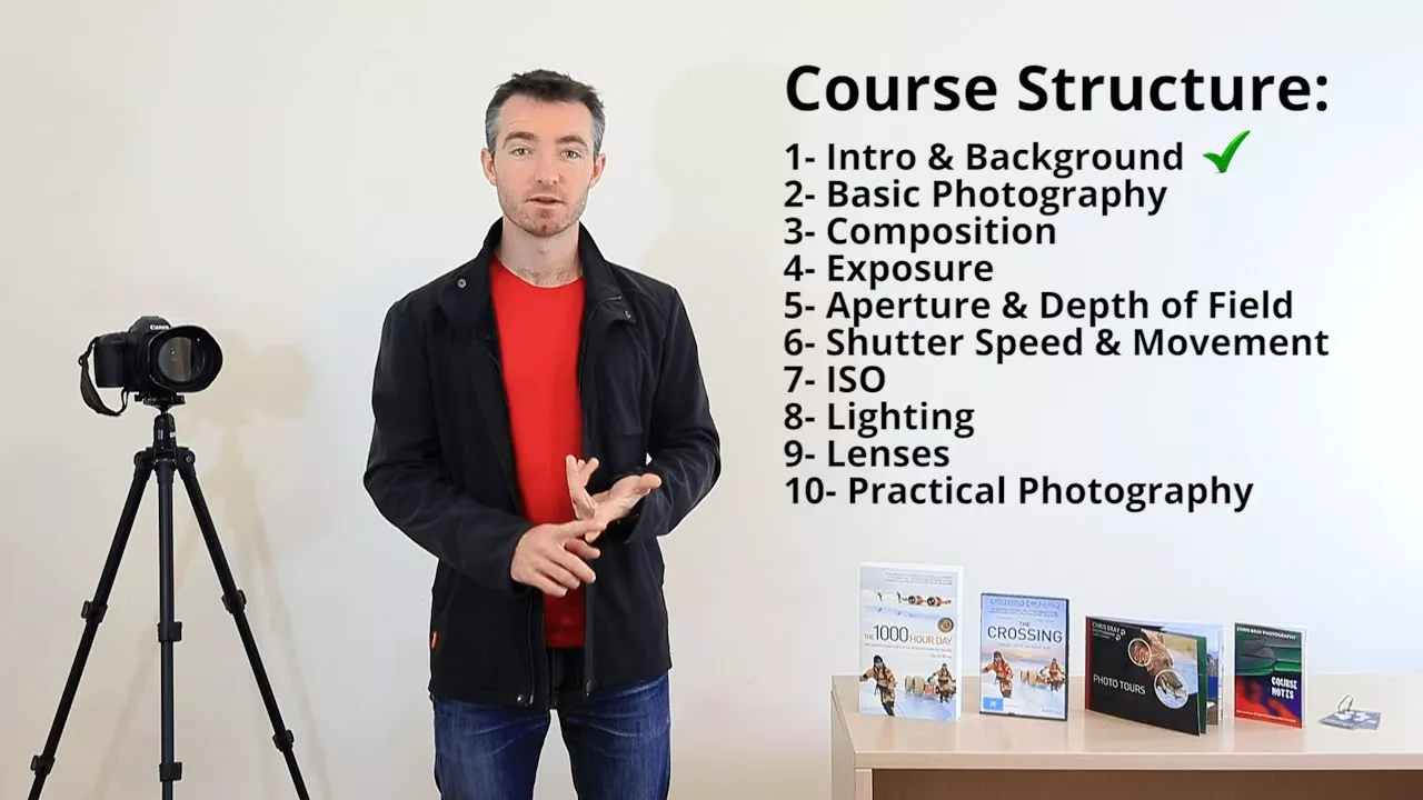 Photography course structure.
