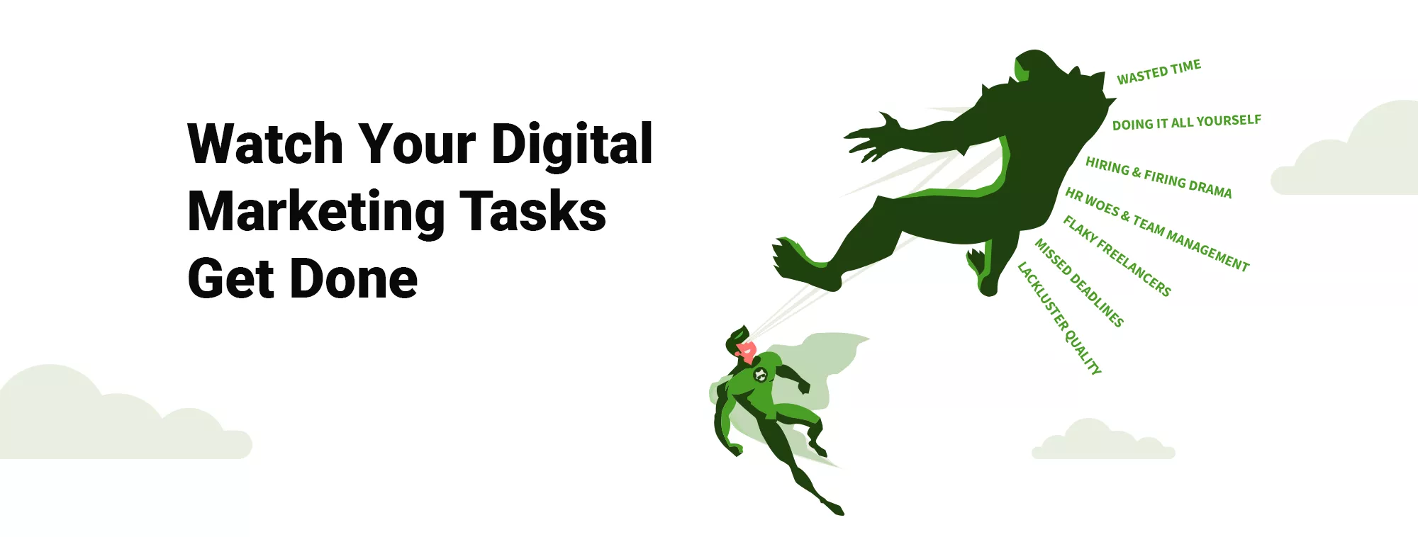 Digital marketing tasks getting done.