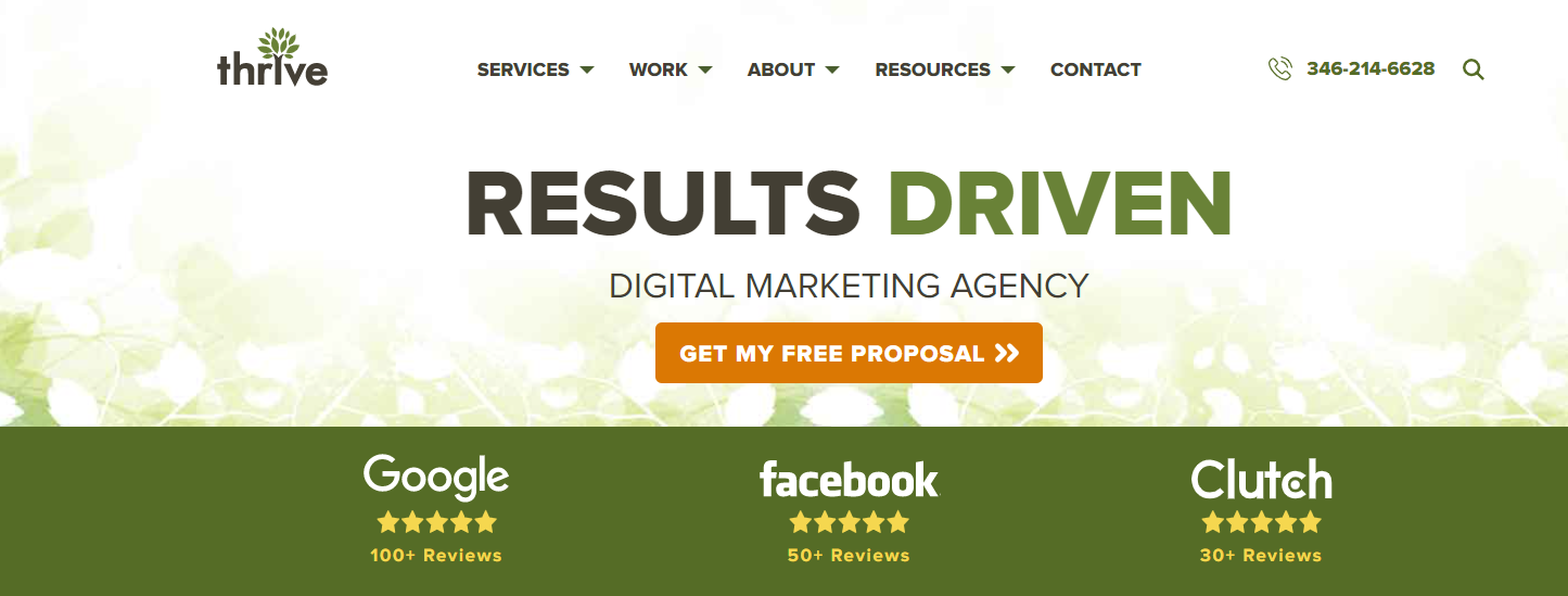Thrive digital marketing free proposal.