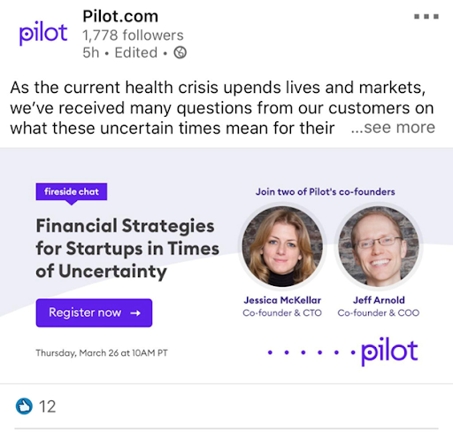 Webinar: Financial Strategies.
