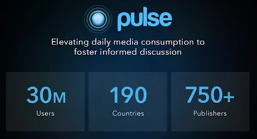 LinkedIn Pulse: 30M users.