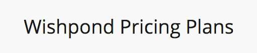 Wishpond pricing plans.