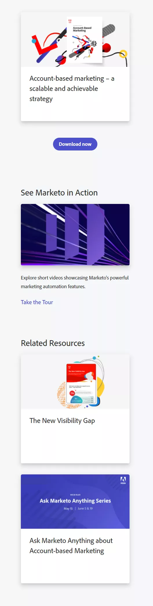 Account-based marketing strategy. Downloadable guide.