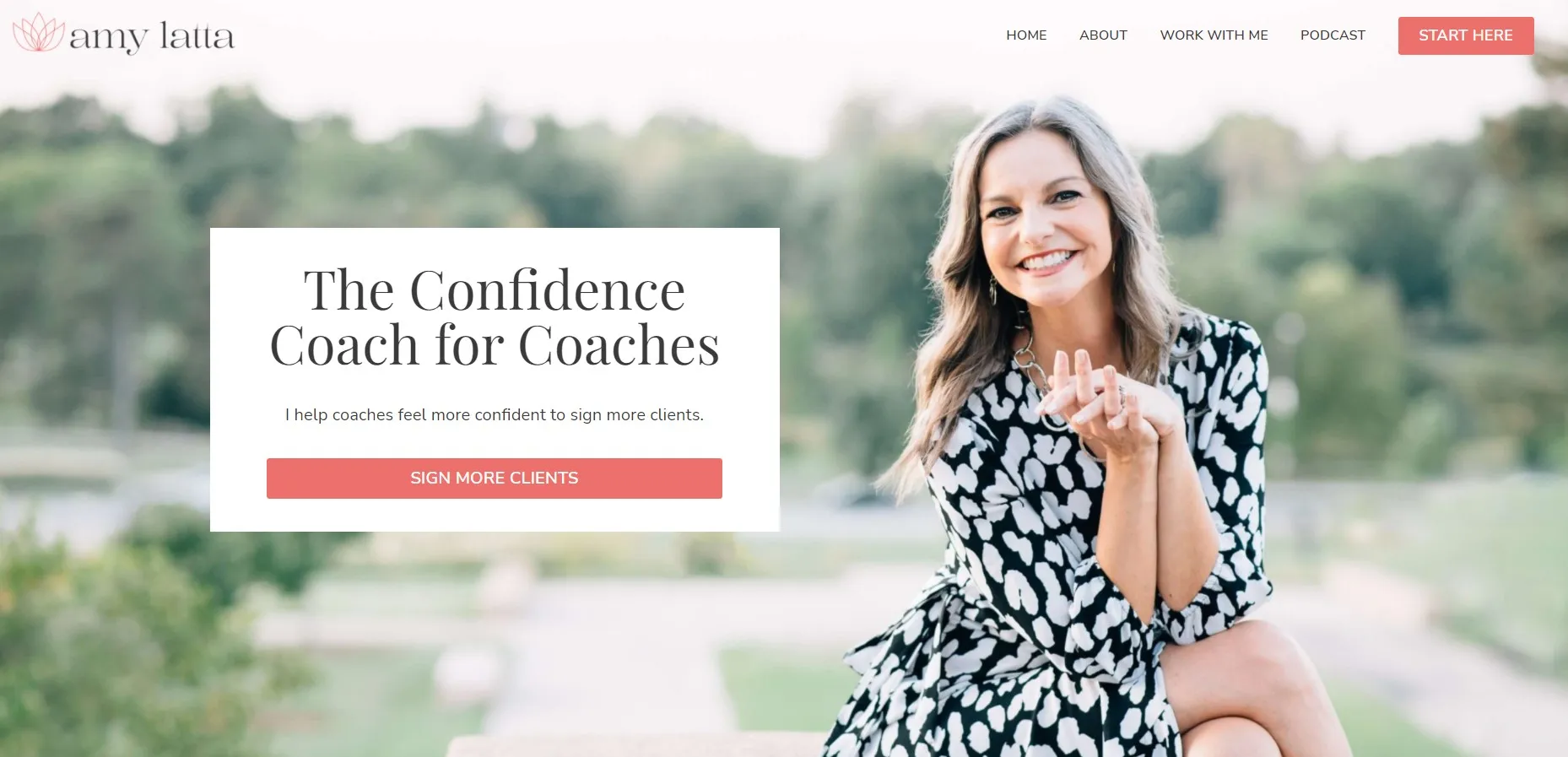 Woman coach helps other coaches.