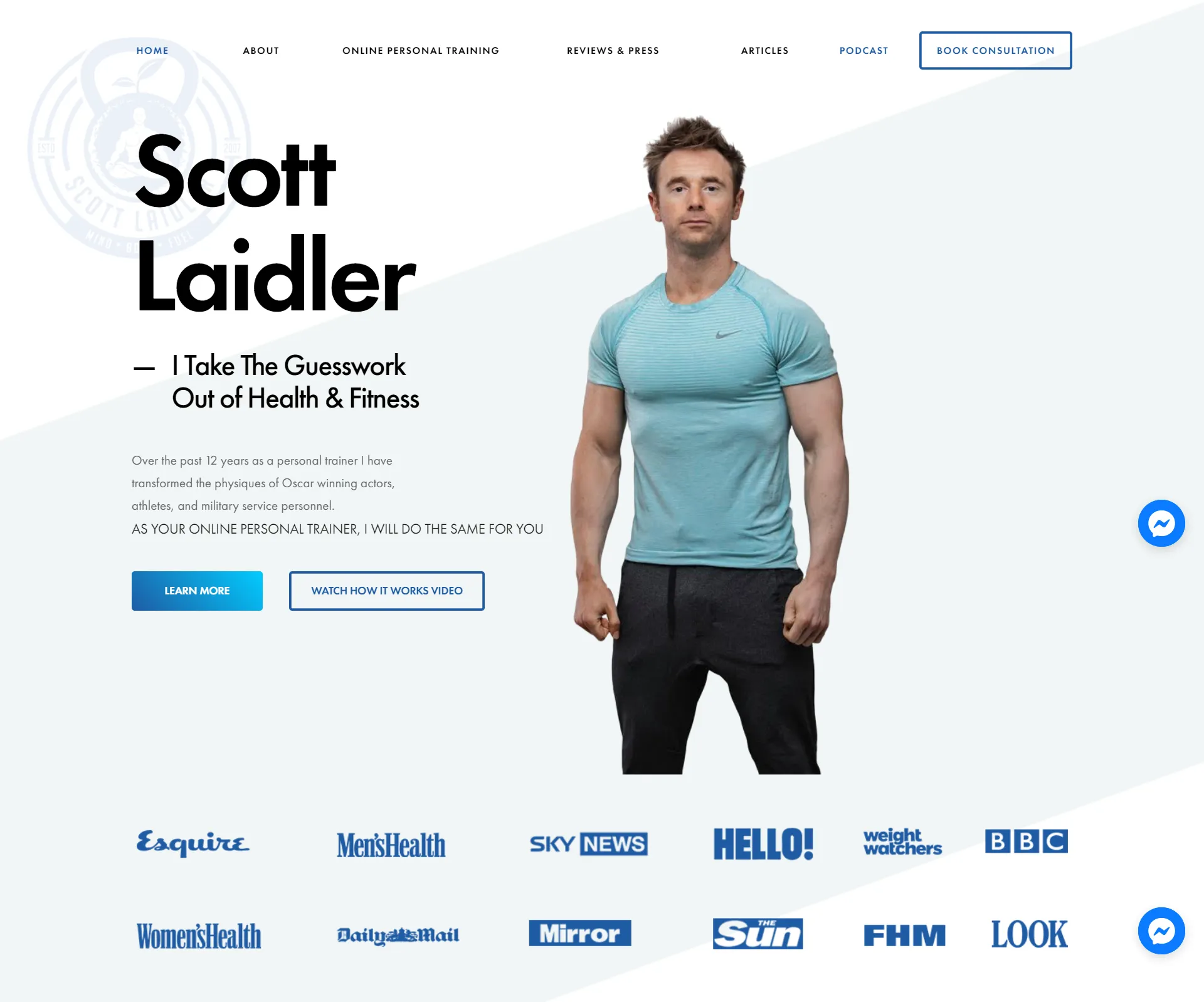 Fitness coach Scott Laidler.