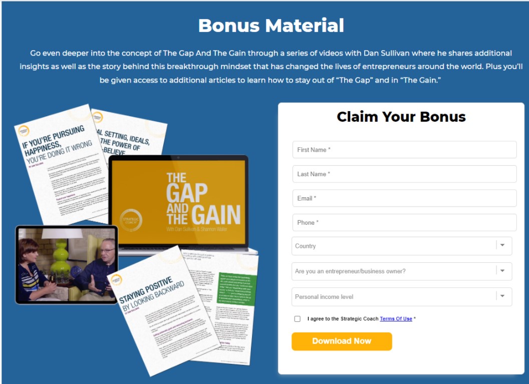 Downloadable bonus materials.