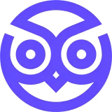 Prowly owl logo, geo-targeted marketing.