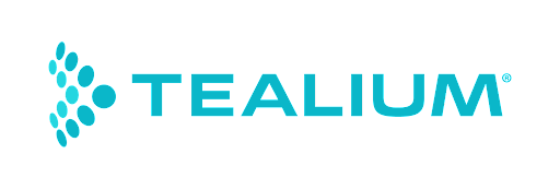 Tealium logo, B2B data management.