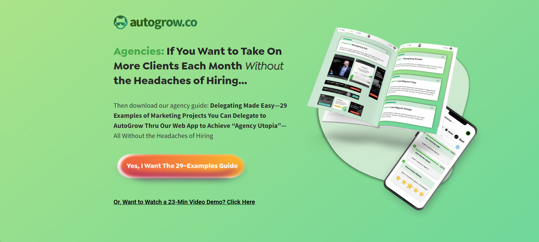 Agency guide: 29 projects, no hiring headaches.