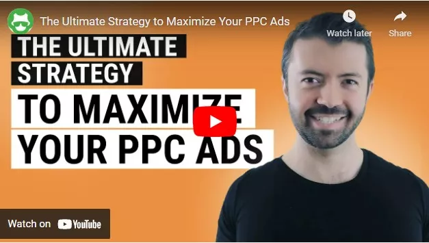 PPC ad strategy video.