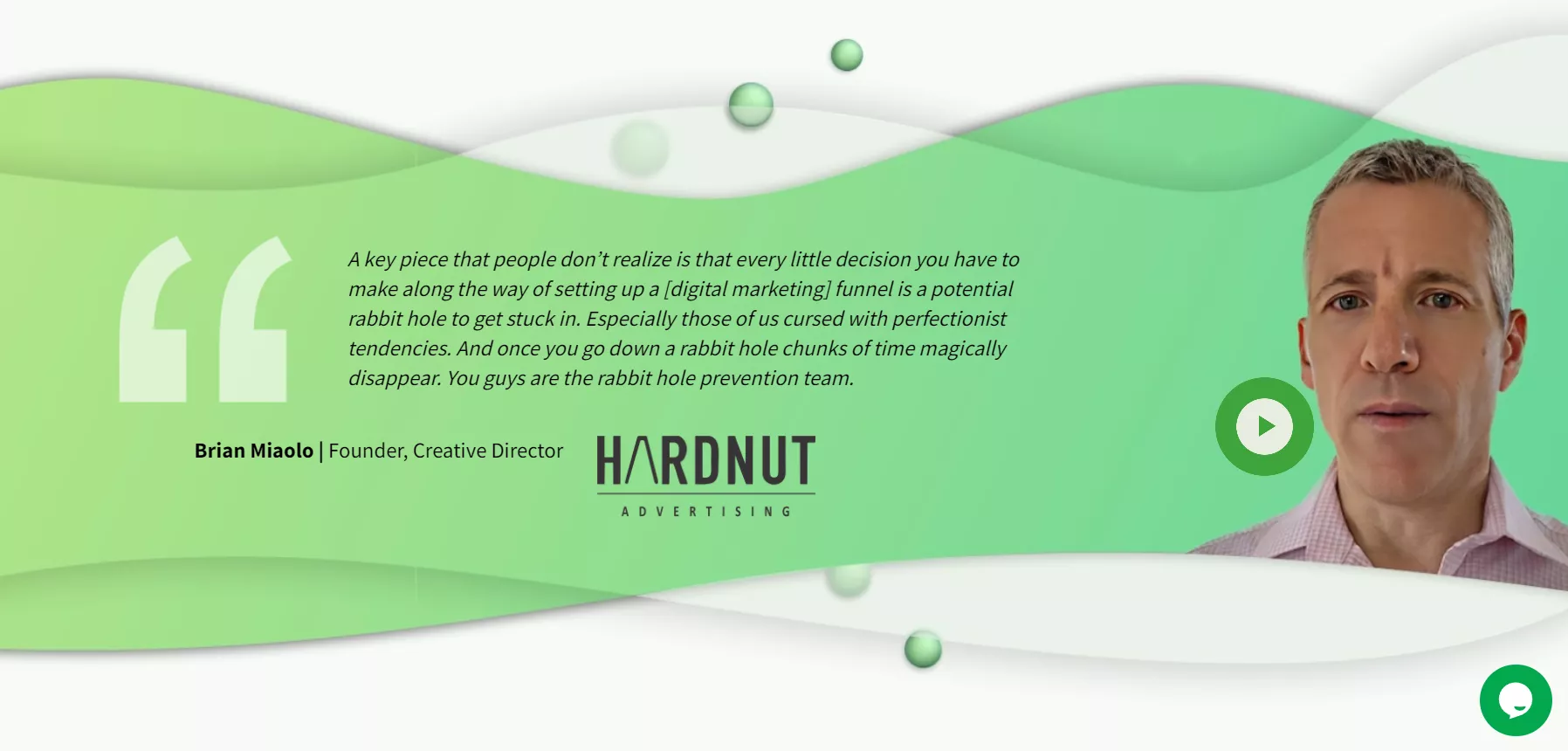 Man talking about digital marketing.