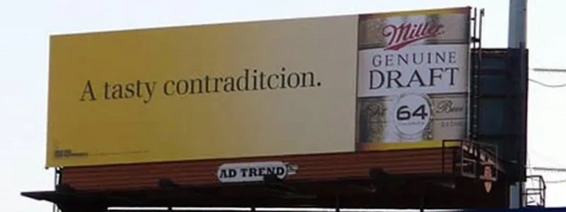 Billboard ad for Miller Genuine Draft.