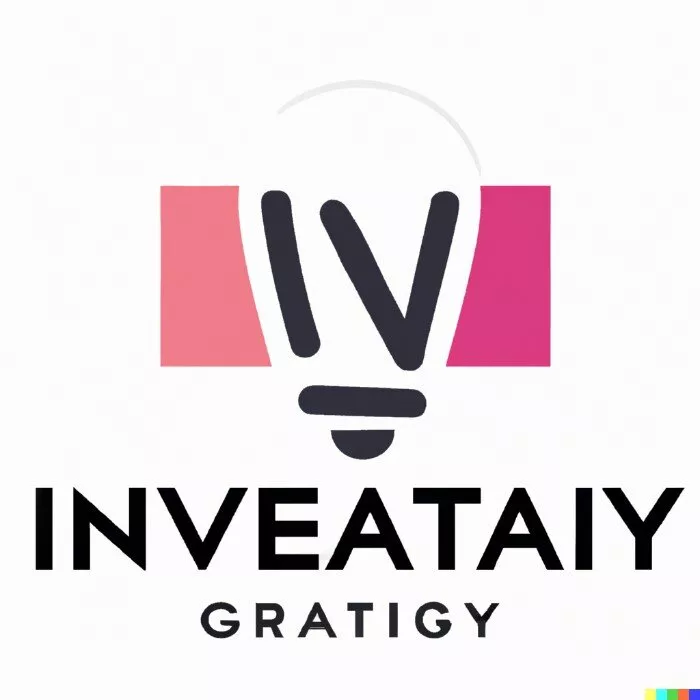 Innovative agency logo, lightbulb design.