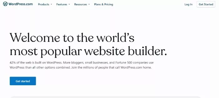 WordPress website builder, popular, versatile.