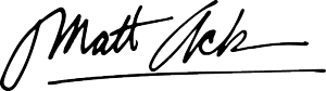 Matt Jack's signature.