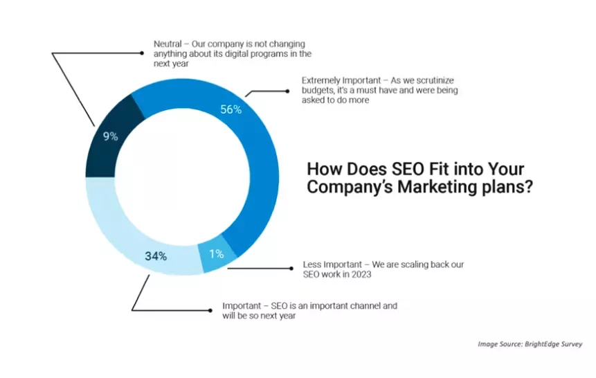 SEO importance to companies.