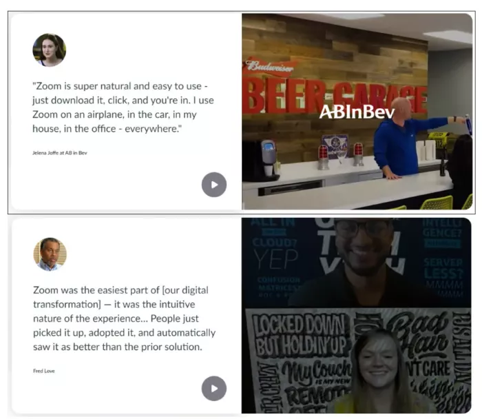 Zoom: Easy, reliable video conferencing.