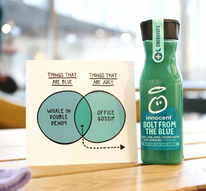 Innocent drink, Bolt From the Blue.