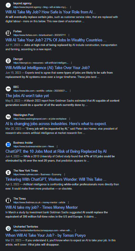 AI job replacement, a hot topic.