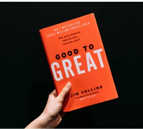 Jim Collins' Good to Great book.