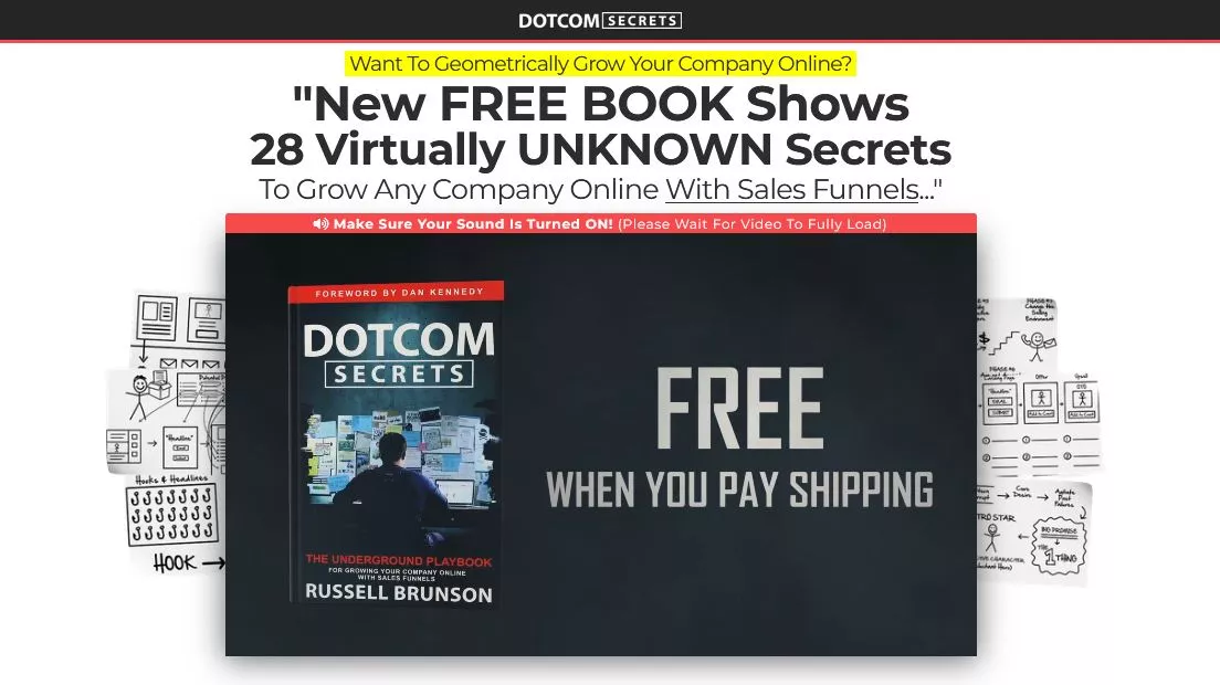 Free eBook, DotCom Secrets.