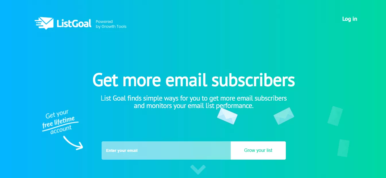 Free email list growth software.