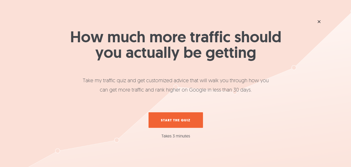 Traffic quiz, customized advice, 30 days.